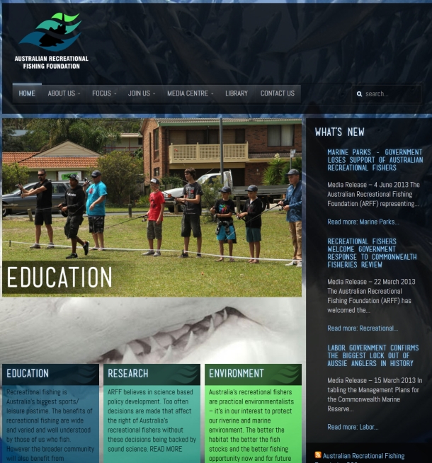 Australian Recreational Fishing Foundation website goes live